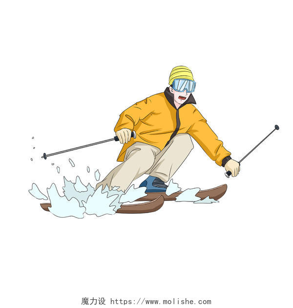 运动会滑雪素材